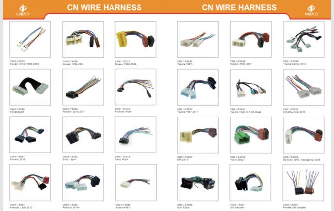 Automotive Wire Harness Assembly DSP Amplifier Radio Wire Car Audio Harness ISO Wiring Harness for Cars