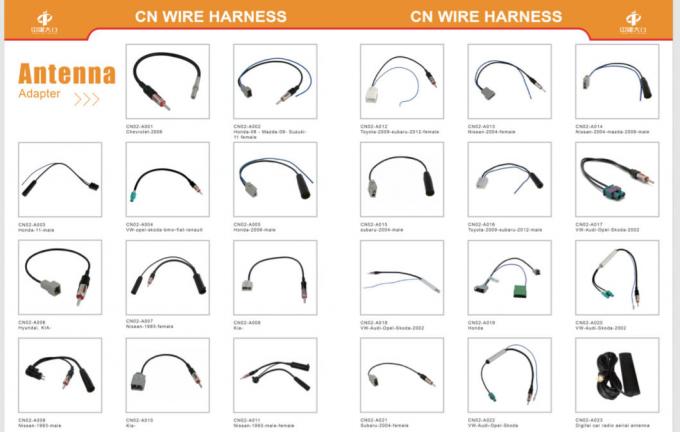 Professional Custom Car DSP Amplifier Audio Radio Wiring Harness Car Stereo Wire Harness for Civic/CRV