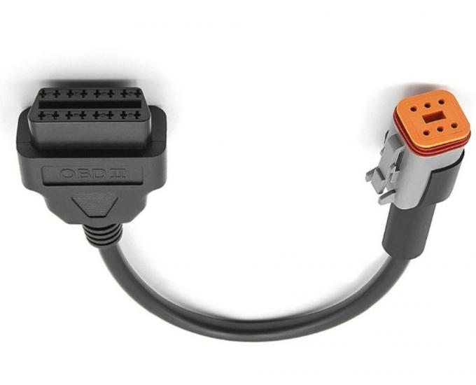 FCC Compatible con conector de 6 pines de camión de cableado de arnés OBD Arnés de cableado 0