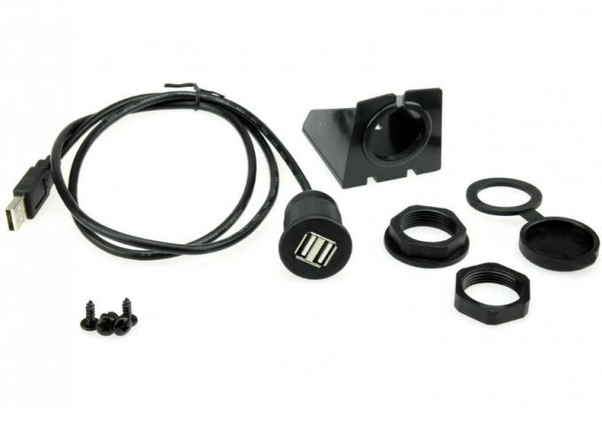 Adaptador de montaje USB de 24V para vehículo, bicicleta, motocicleta 1