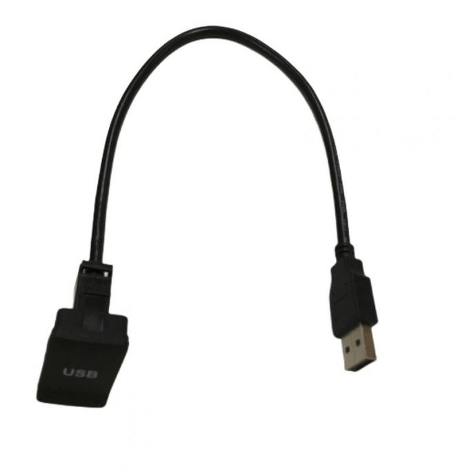Cable de panel cuadrado Arneses de cable de cable de USB para automóviles con cubierta antipolvo 0