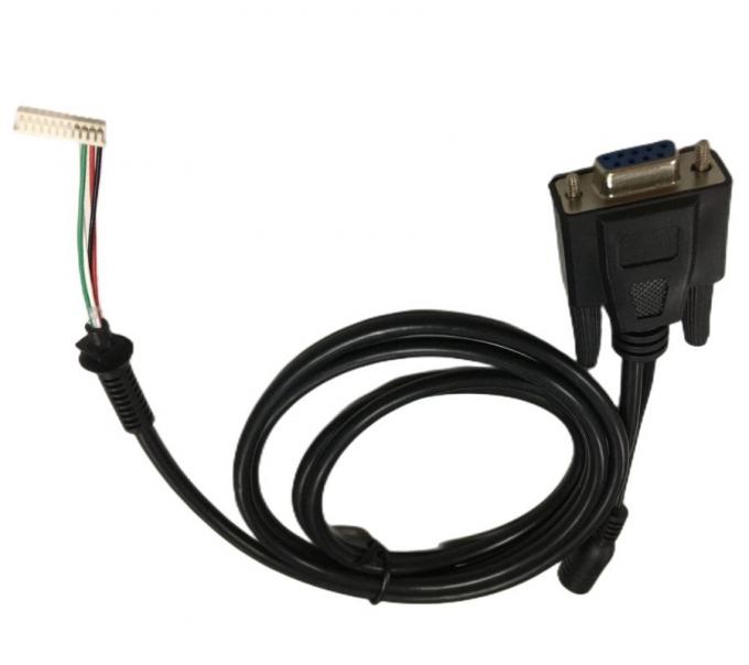 Arneses de cable redondo de 2,54 mm 4 pines para DB9 femenino RS232 para HMI 4
