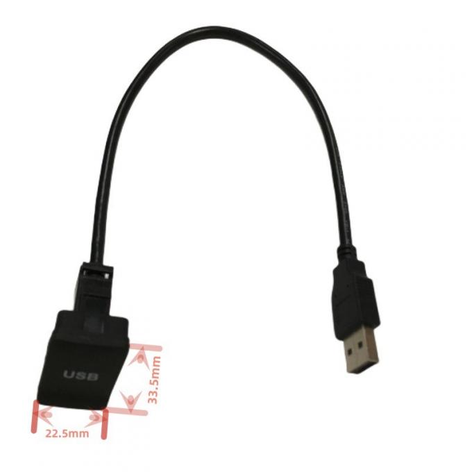 FCC Arnés de cable eléctrico Aux Car Dash Mount Cable Car USB 2