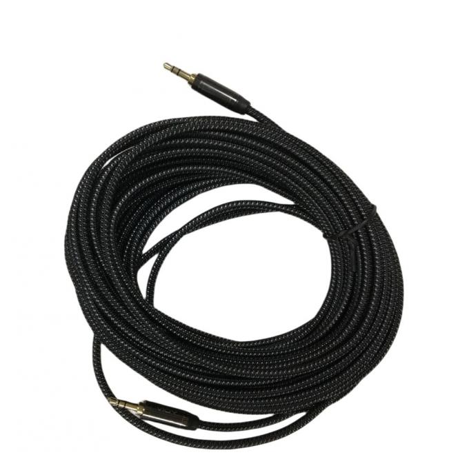 Cable de audio de servicio pesado de cable de audio de cable de cable de cable de cable trenzado 3