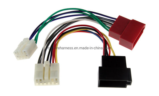Adaptador de arneses de alambre redondo eléctrico para reproductor de CD estéreo