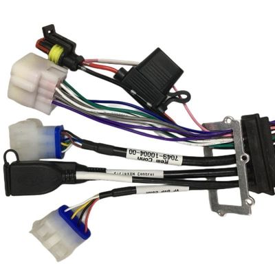 Arneses de cable electrónico redondo Conectores estéreo para automóviles de cobre puro