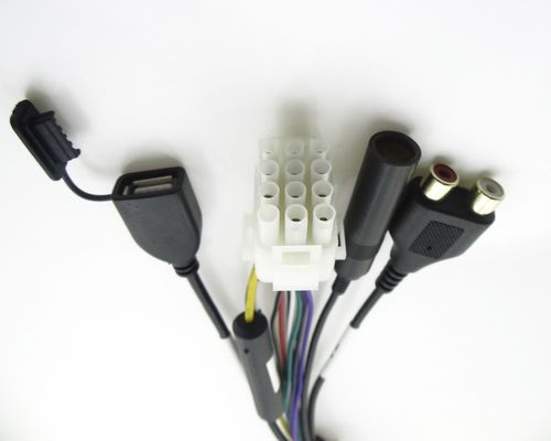 Arnés de cableado eléctrico de 12 pines Arnés eléctrico automotriz personalizado
