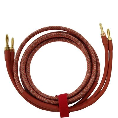 Arneses de cableado eléctrico para automóviles, recubiertos de oro, de cobre puro, cables de audio masculinos
