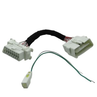 Conector de conector OBD de diagnóstico automotriz Adaptador OBD de cable personalizado