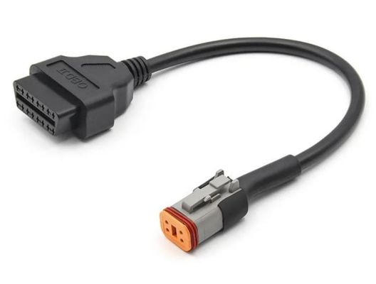 CE Arnés de cableado de tractor 4 pines macho OBD Arnés de cableado herramienta de diagnóstico de automóviles