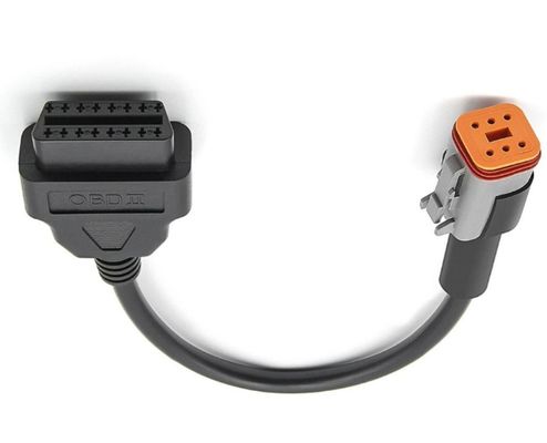 FCC Compatible con conector de 6 pines de camión de cableado de arnés OBD Arnés de cableado