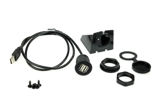 Tablero de mando Arnés de cable personalizado montaje doble USB Universal Ctuniusb