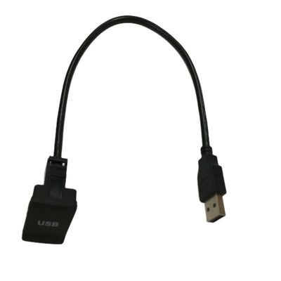 Cable de panel cuadrado Arneses de cable de cable de USB para automóviles con cubierta antipolvo