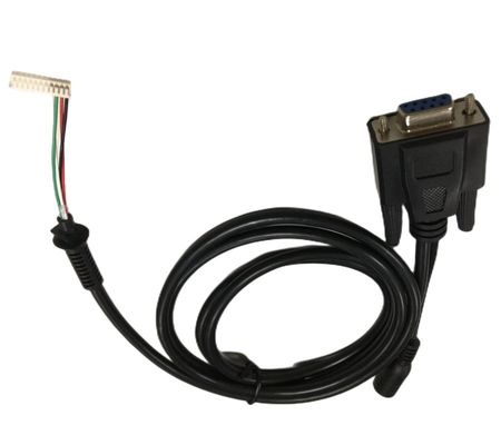 Arneses de cable redondo de 2,54 mm 4 pines para DB9 femenino RS232 para HMI