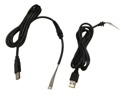 Arneses de cable redondo de 2,54 mm 4 pines para DB9 femenino RS232 para HMI