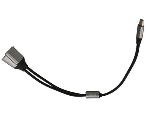 Cable de cable de 3m ensamblaje de alambre 1 Tipo C a 2 USB 2 en 1 cable USB