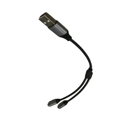 Arnés de cable electrónico OEM Un USB a dos Adaptador de conector de auriculares de 3,5 mm