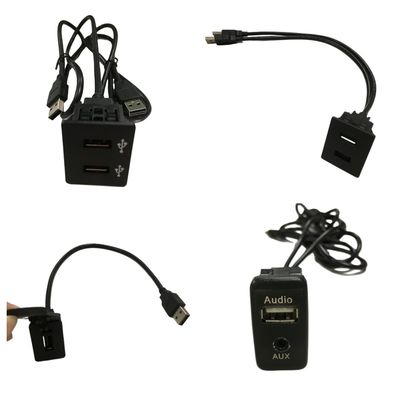 FCC Arnés de cable eléctrico Aux Car Dash Mount Cable Car USB