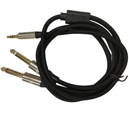 OEM Asamblea de cables de cableado automático Mono 6.5 Jack a estéreo 3.5 Jack cable de audio