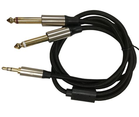 OEM Asamblea de cables de cableado automático Mono 6.5 Jack a estéreo 3.5 Jack cable de audio