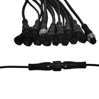 Cable de extensión impermeable IP68 M12 personalizado para minería e ingeniería submarina