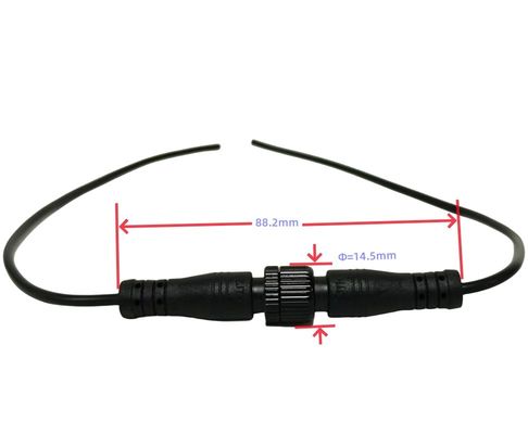 Cable de extensión impermeable IP68 M12 personalizado para minería e ingeniería submarina
