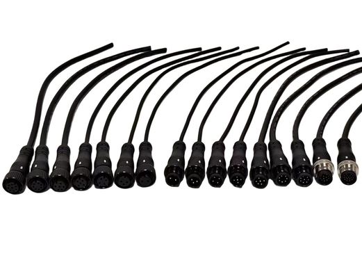 Cable de extensión impermeable IP68 M12 personalizado para minería e ingeniería submarina