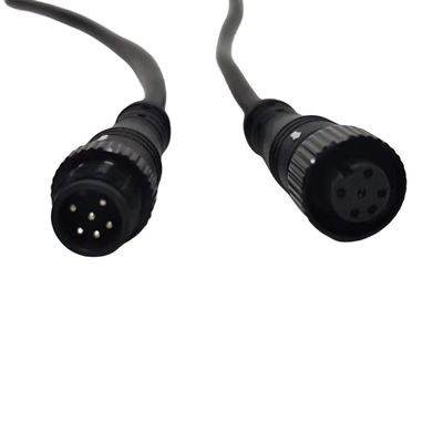 Cable M12 recto masculino para equipos LED / dispositivos médicos OEM