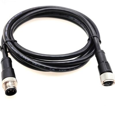 Arneses de alambre impermeables de tipo IP68 personalizados M12 para seguridad de automóviles / equipos industriales