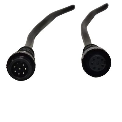 Cable de extensión de cámara de vídeo de cable de cable de cable de cable de cable de sensor de M12 6 de núcleo masculino a femenino