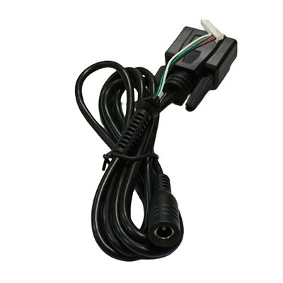 Arnés de alambre Dub-9 personalizado con conector de impresora de 4 pines y conector de alimentación de CA