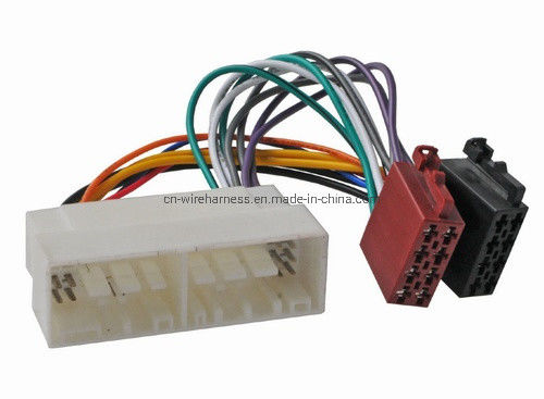 Adaptador de arneses de alambre redondo eléctrico para reproductor de CD estéreo