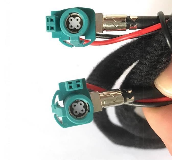 1m Hsd Cable LVDS personalizado de mujer a mujer Extensión de vídeo de automóvil ángulo derecho para BMW
