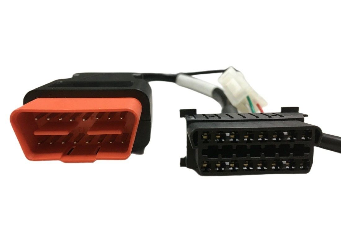 Personalizar el cableado del arnés de mantenimiento de automóviles 2 hombre a 1 mujer BMW 16 pin OBD cable