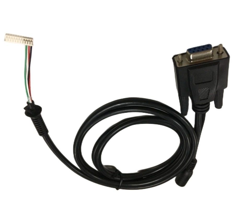Arneses de cable redondo de 2,54 mm 4 pines para DB9 femenino RS232 para HMI