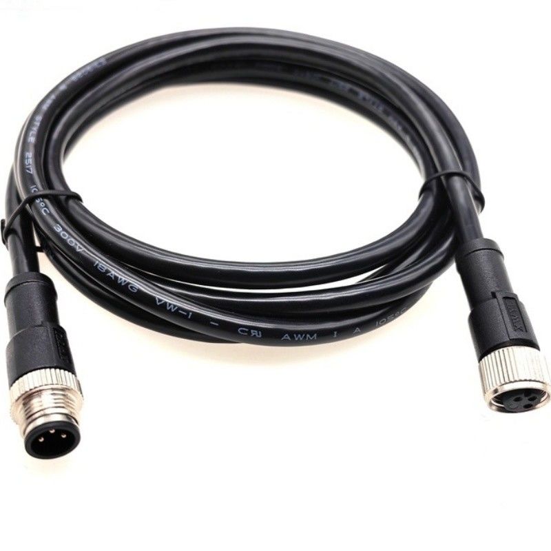 Arneses de alambre impermeables de tipo IP68 personalizados M12 para seguridad de automóviles / equipos industriales